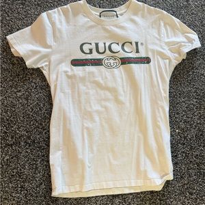 Gucci White Logo T-Shirt women’s